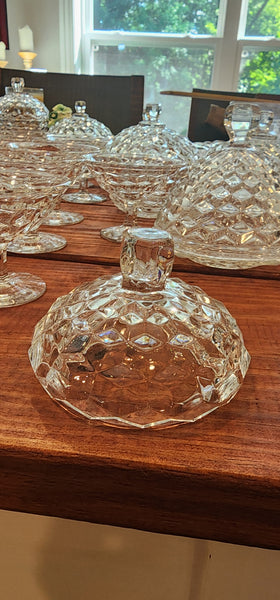 Fostoria Candy Dish Block Pattern